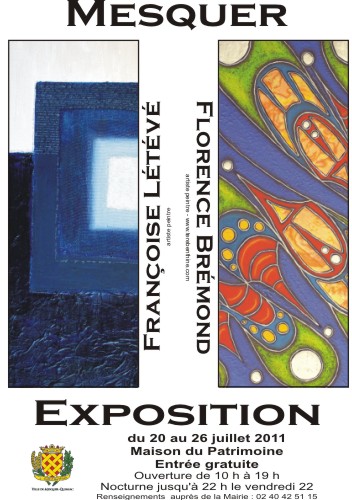 Affiche de l'exposition de Mesquer-Quimiac